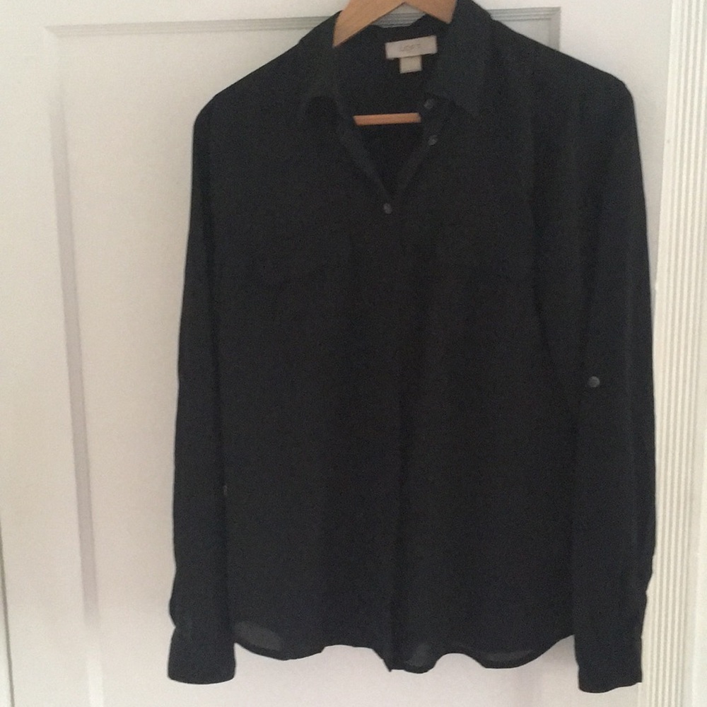 LOFT chiffon blouse